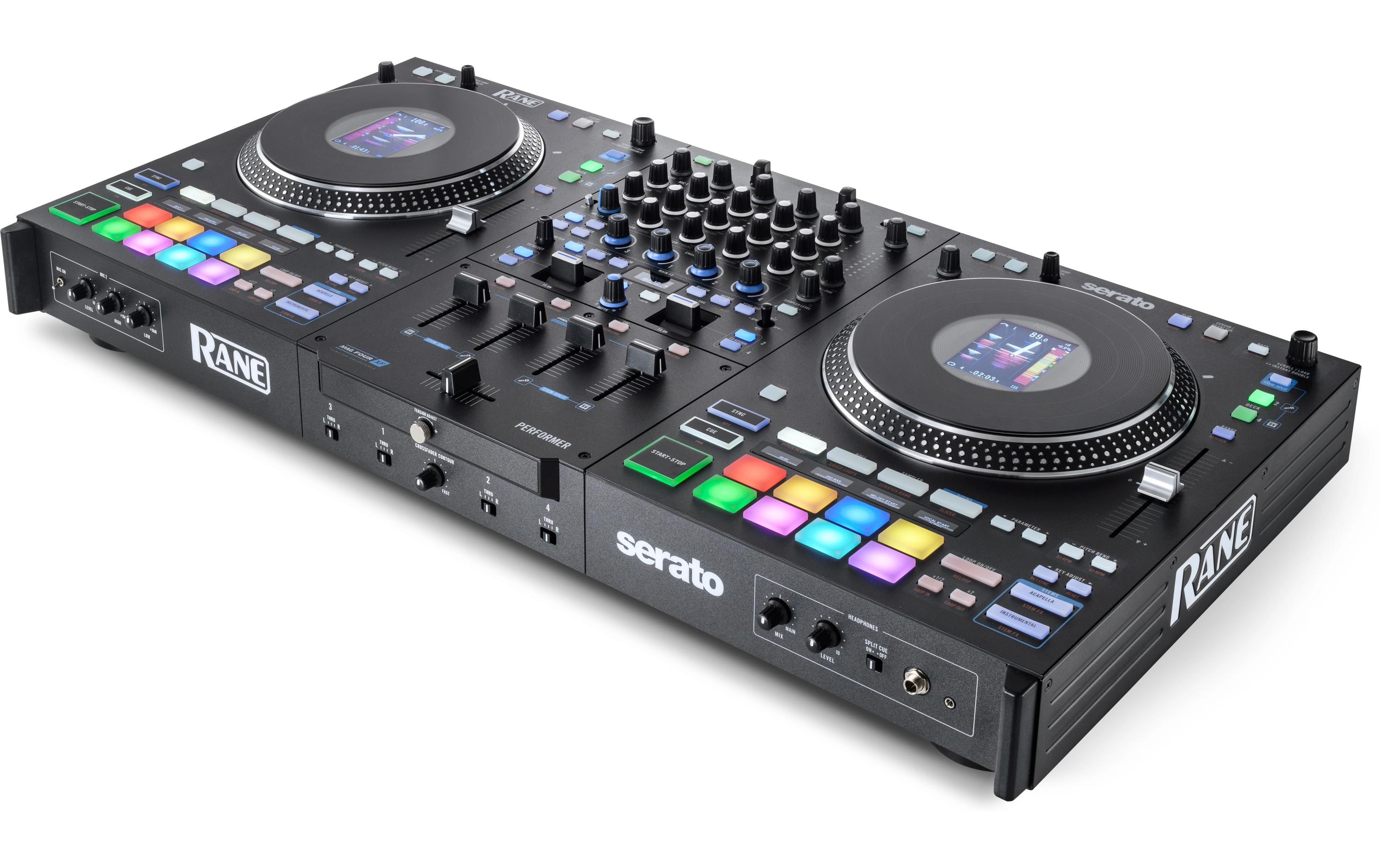 DJ-Controller Performer<br>Motorisierter 4-Kanal-DJ-Controller