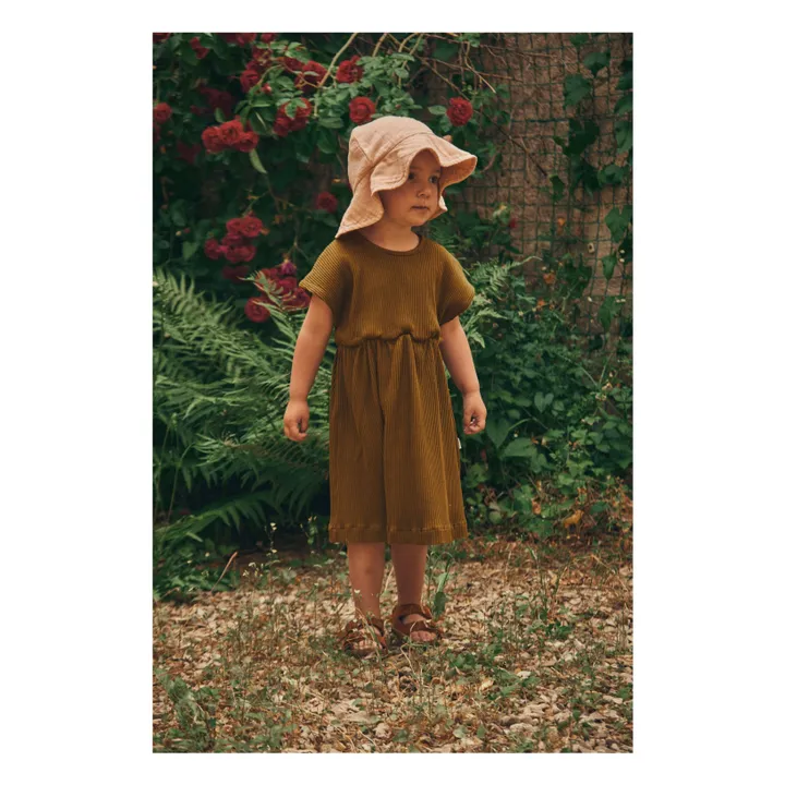 Poudre Organic Robe Dahlia Côtelée | Marron