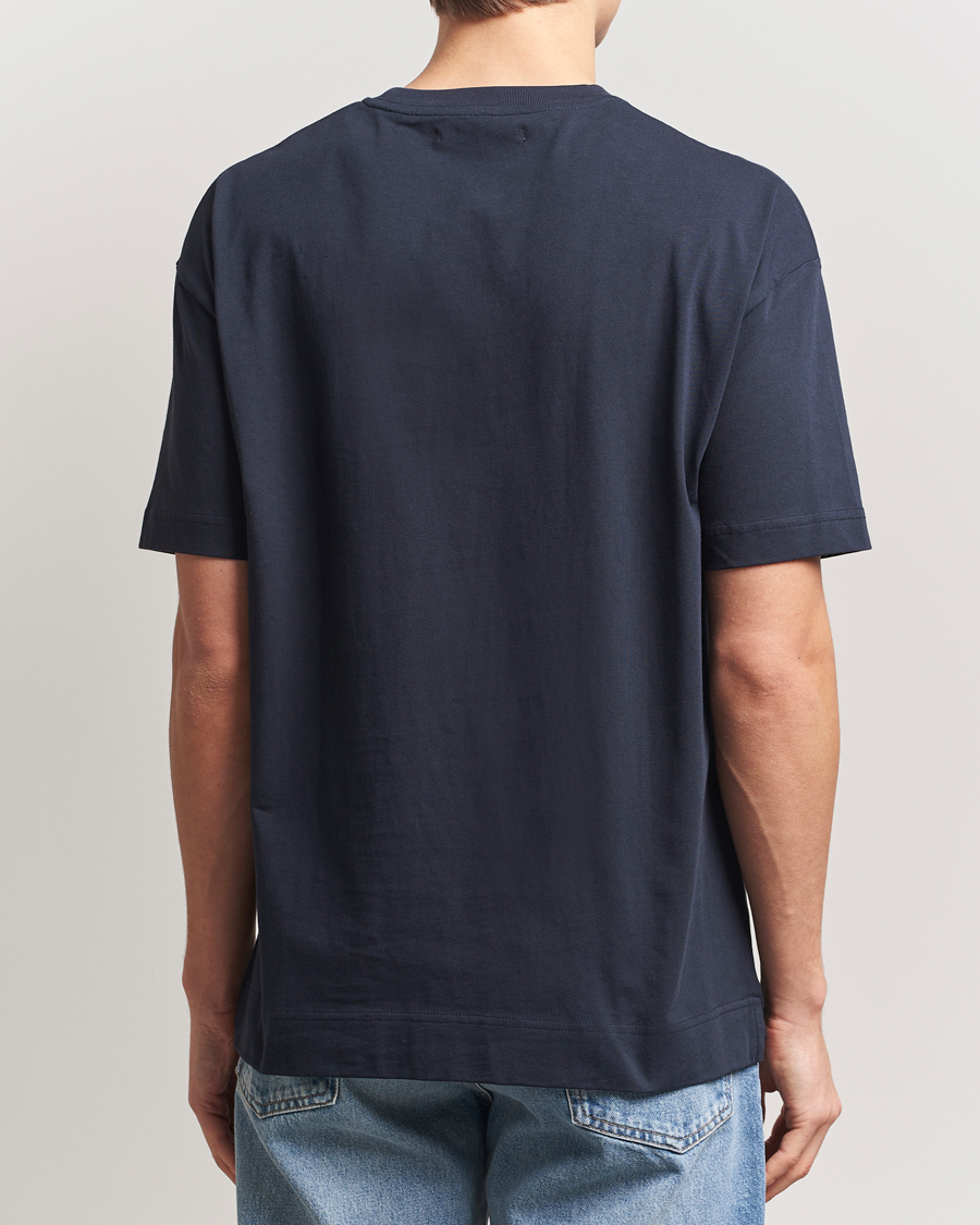 Samsøe Samsøe Joel Organic Cotton T-Shirt Salute Navy