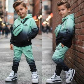 Icon zipped fade set - mintgroen