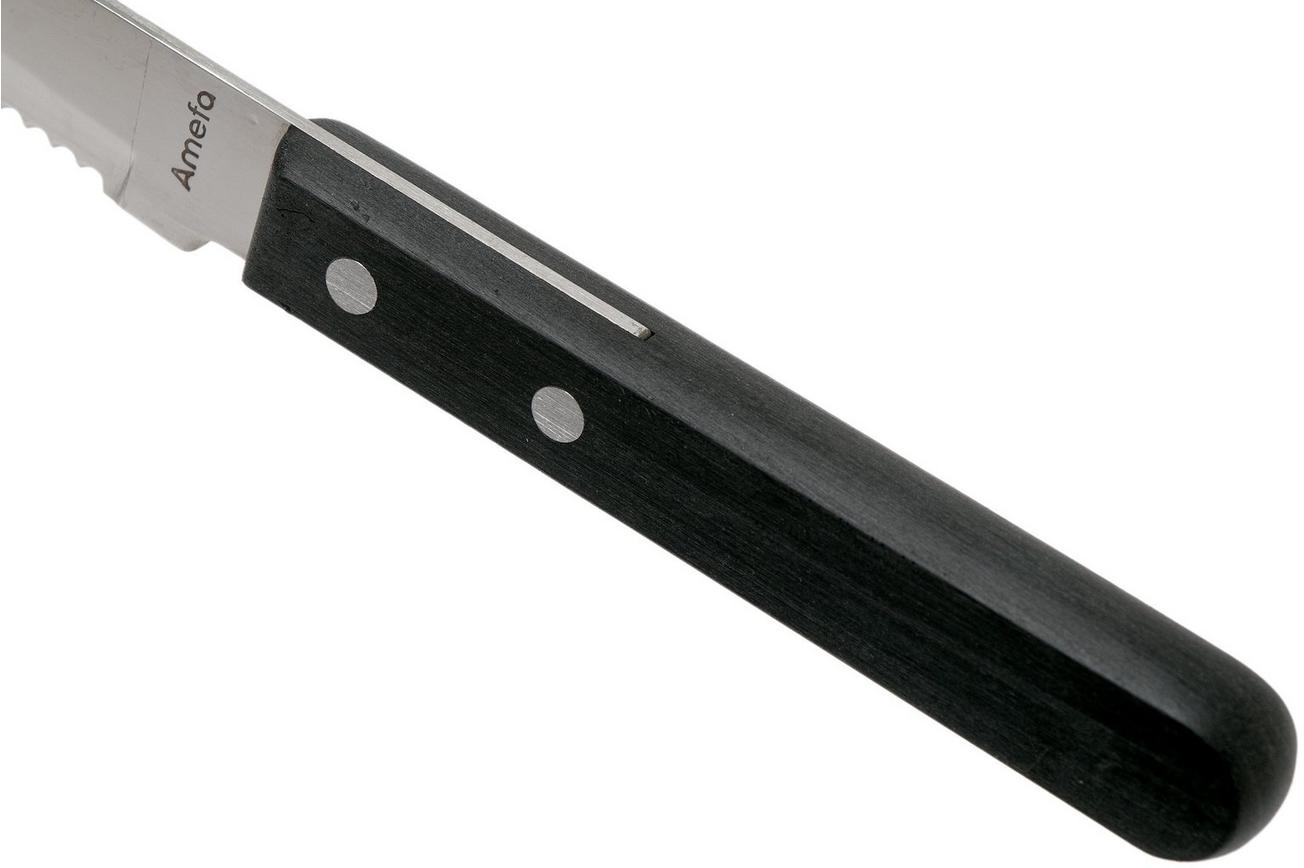 Amefa Pizza 7000 steakmessen zwart 6 stuks