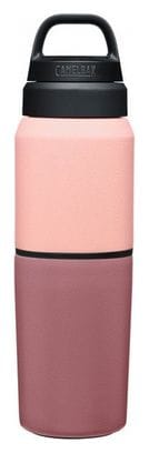 Bouteille Isotherme 2-en-1 Camelbak Multibev 500 ml dont tasse 350ml Rose