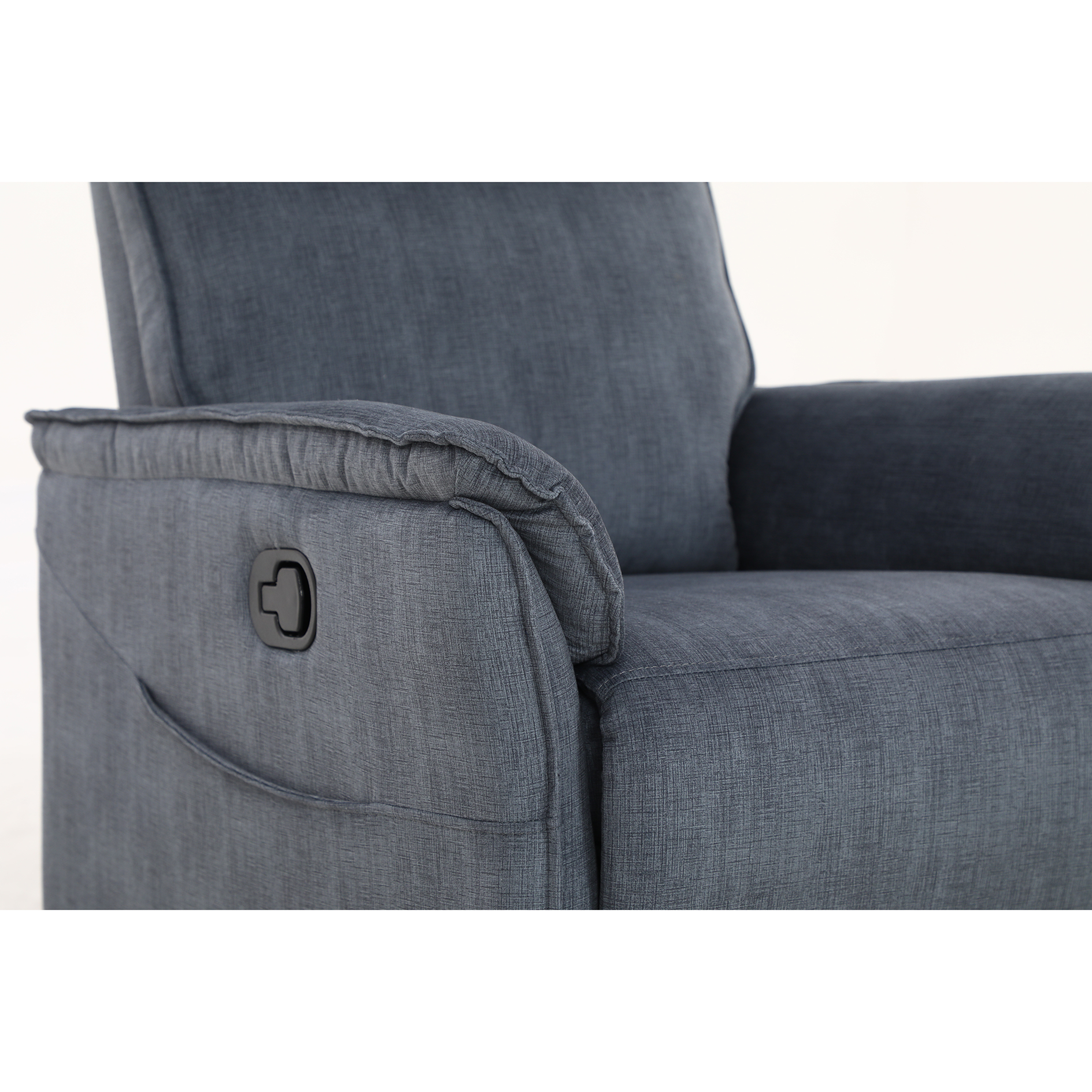 TV-Sessel - navy - Taschenfederkern - manuell verstellbar