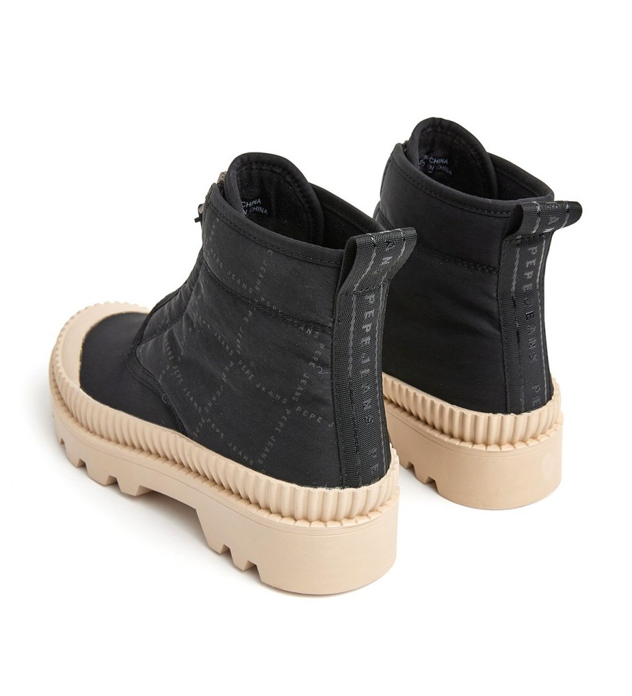 Botas de cano curto Pepe Jeans Ascot Nyna pretas