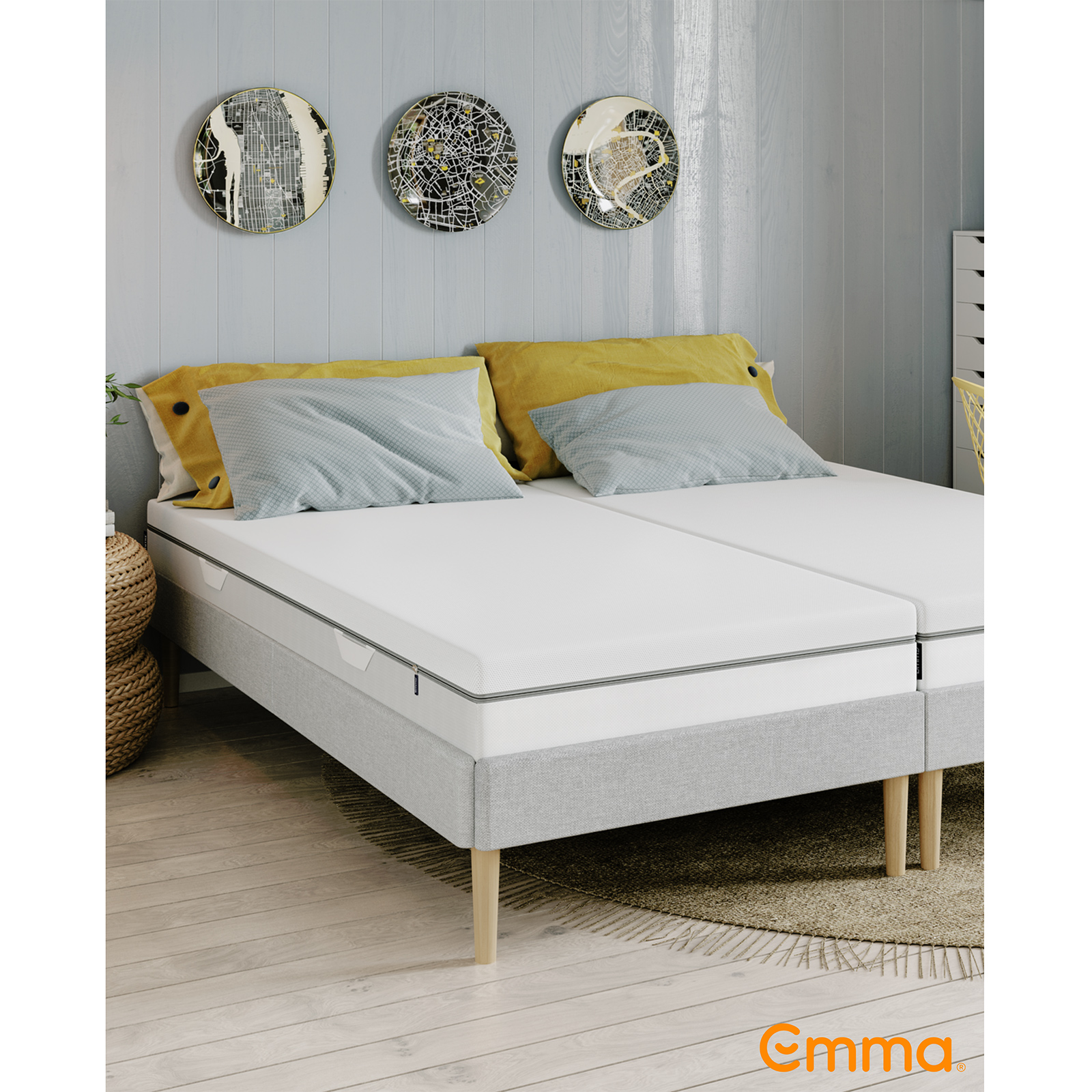 7-Zonen Kaltschaummatratze EMMA ONE MEDIUM - 90x200 cm
