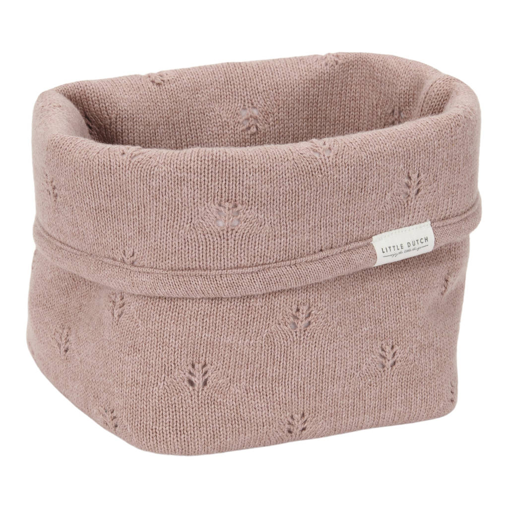 klein gebreid commodemandje Pure Pink Blush