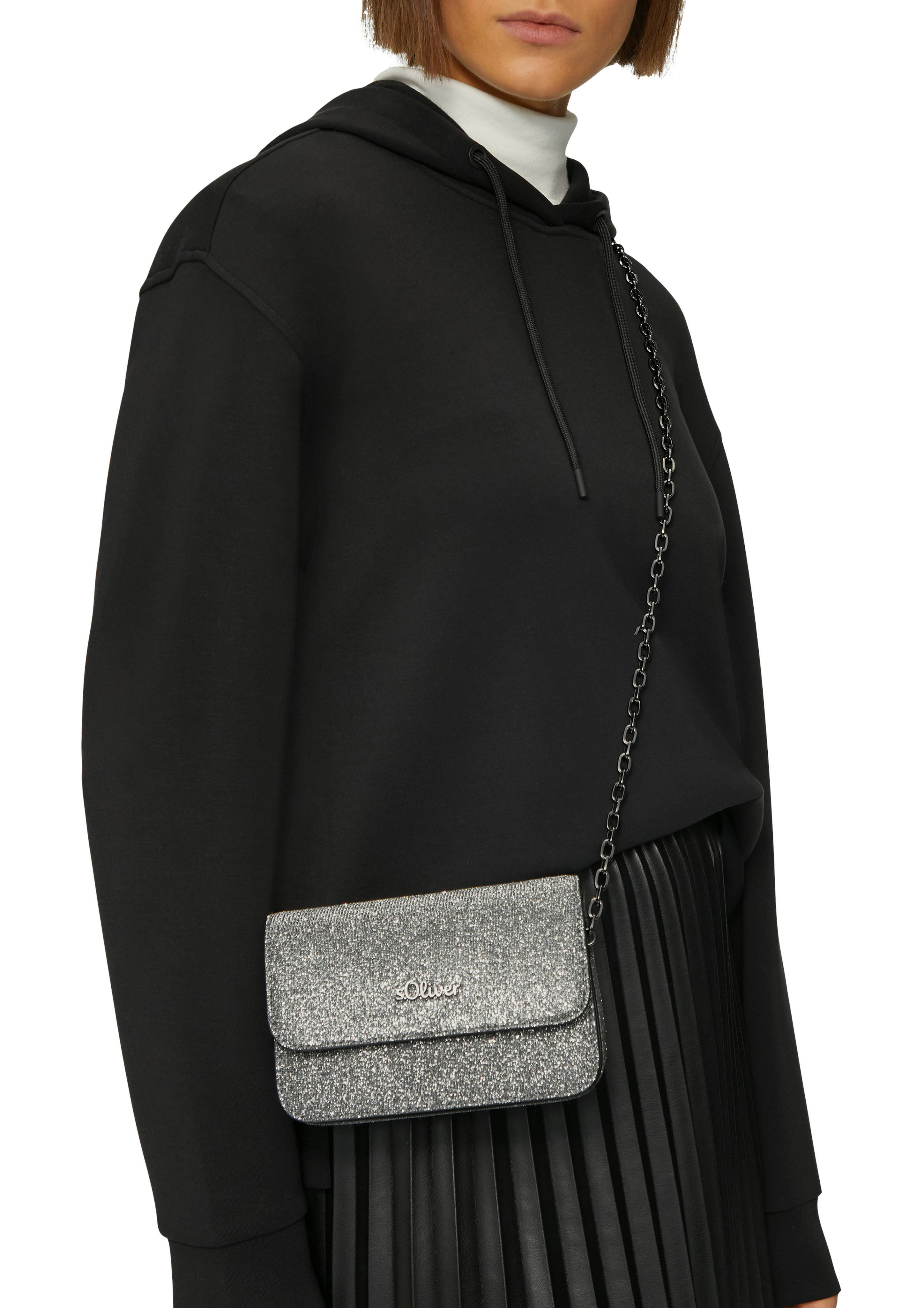 s.Oliver crossbody tas grijs
