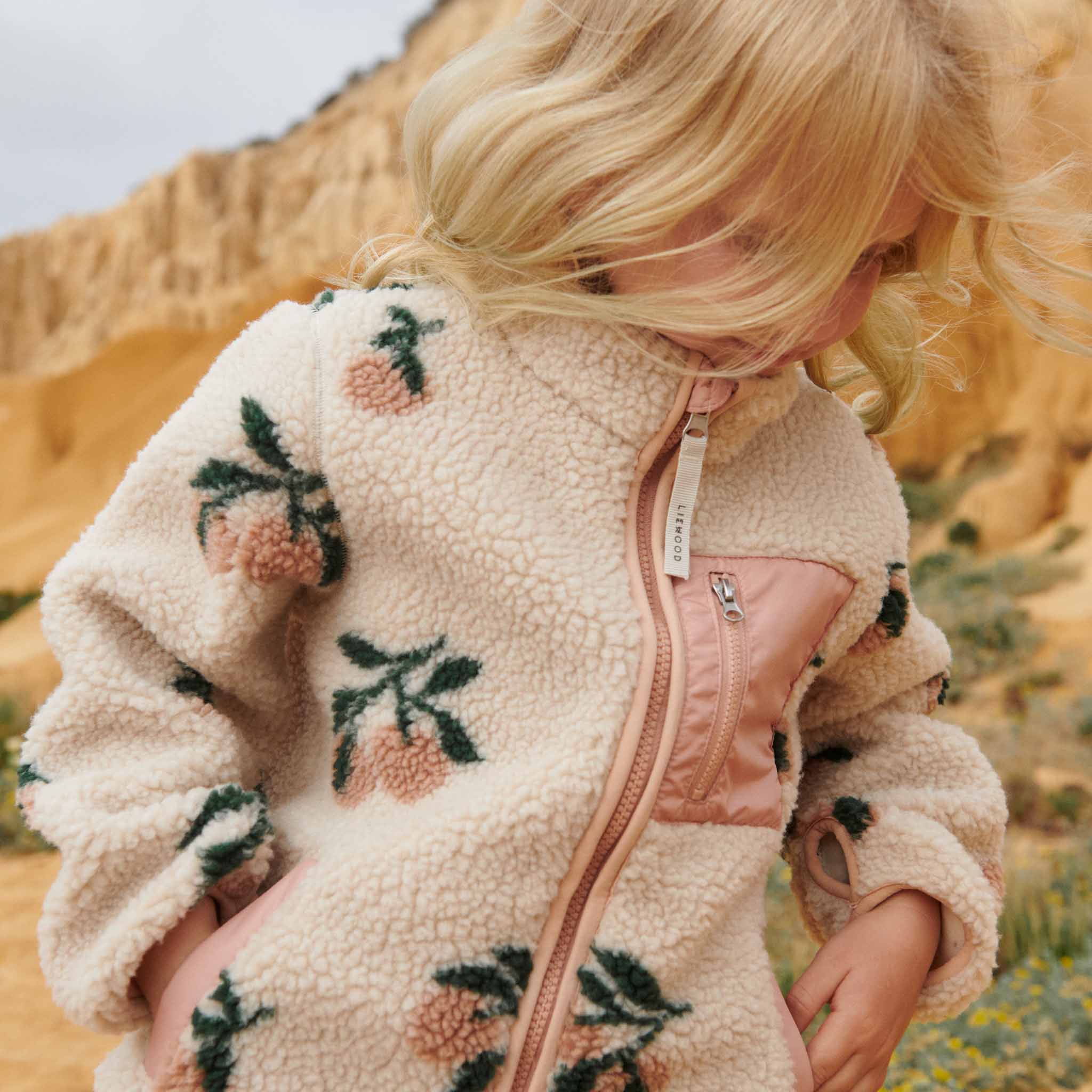 Jacke Nolan Pile peach sea shell