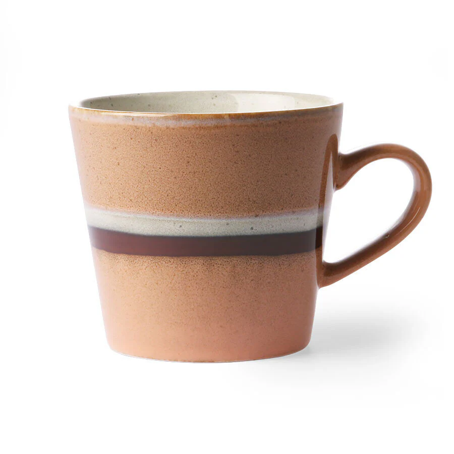 HKliving  70's ceramics cappuccino kop - Stream