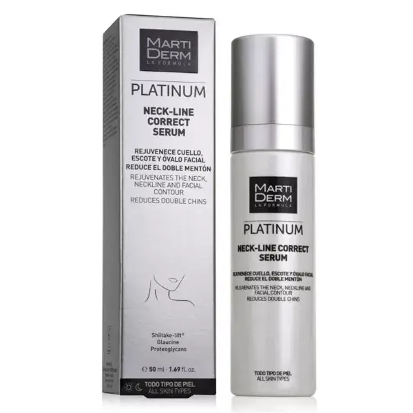 Sérum Corretor de Linhas do Pescoço MartiDerm Platinum 50ml