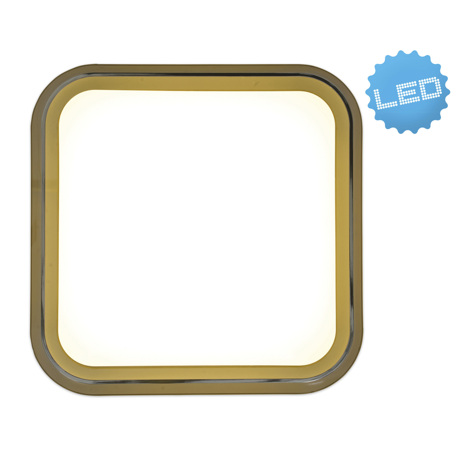 LED-Deckenleuchte PALERMO - grau - 33 cm