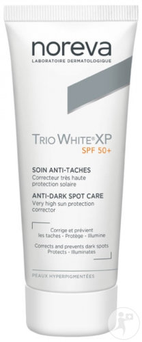 Noreva Trio White XP Soin Anti-Taches IP50+ Peaux Hyperpigmentées Tube 40ml