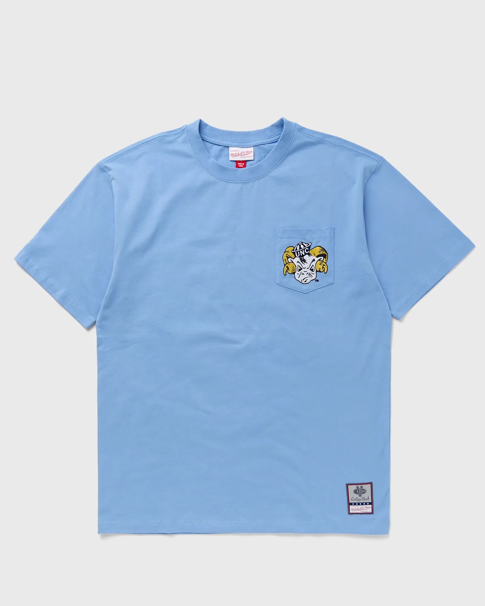 Mitchell & Ness NCAA PREMIUM POCKET TEE NORTH CAROLINA