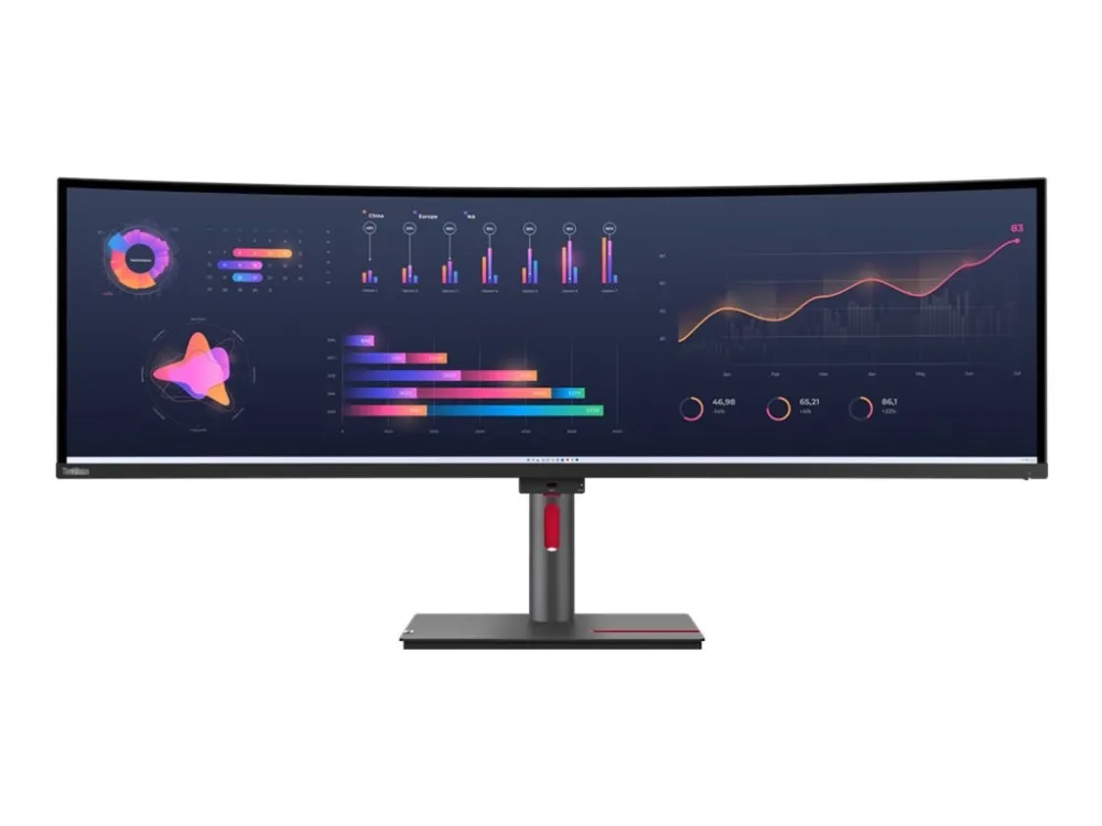 Lenovo ThinkVision P49w-30 - LED-skærm - kurvet - 49