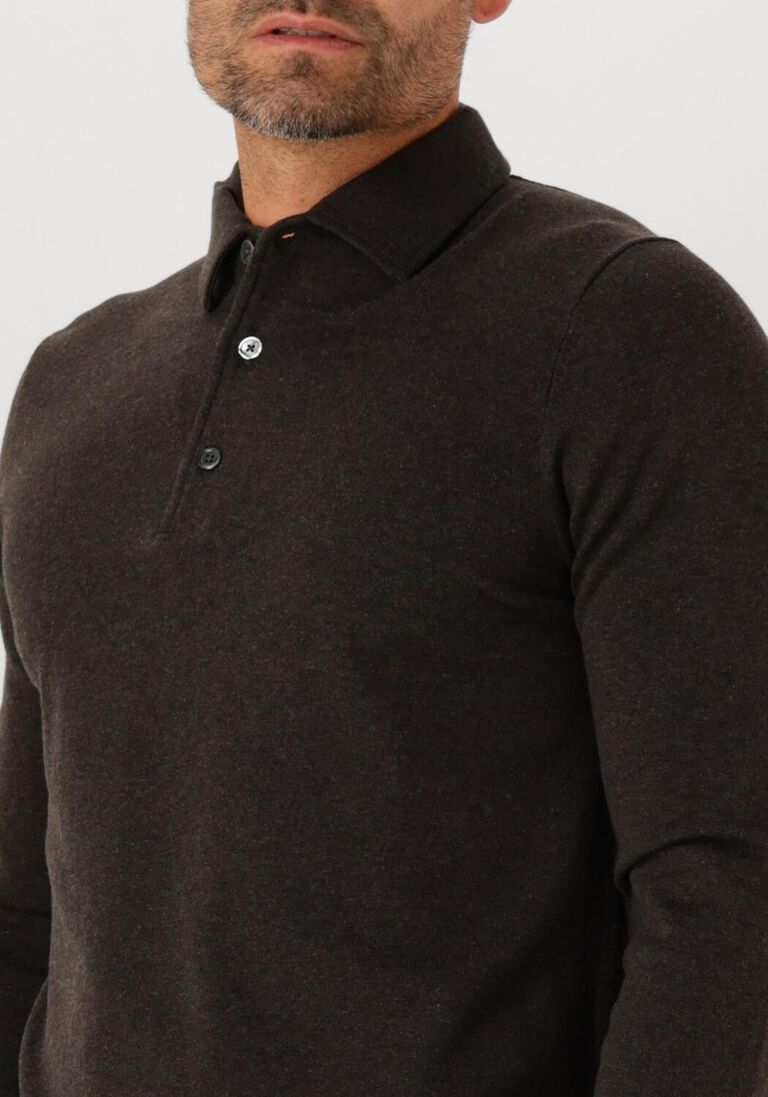 bruine profuomo polo polo onepiece ls