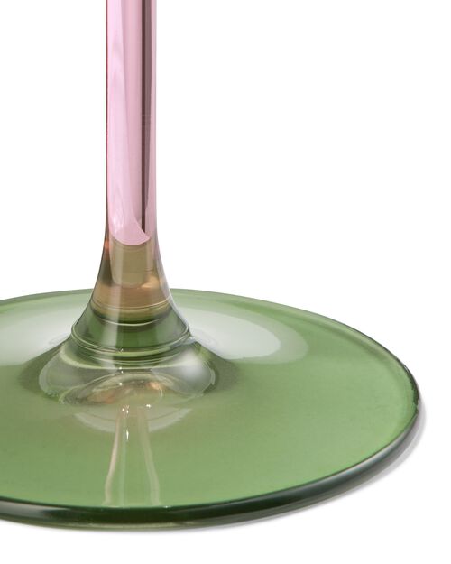 coupe 285ml Tablemates vert avec rose