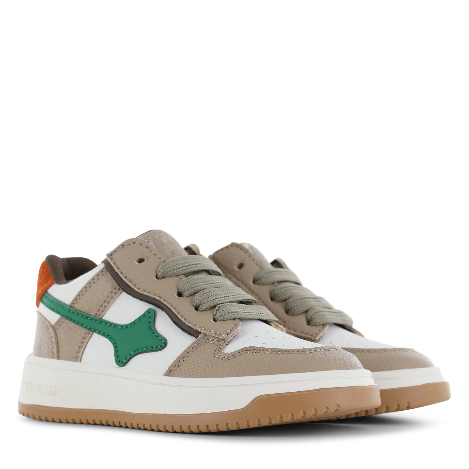Shoesme beige mit grünem Sneaker