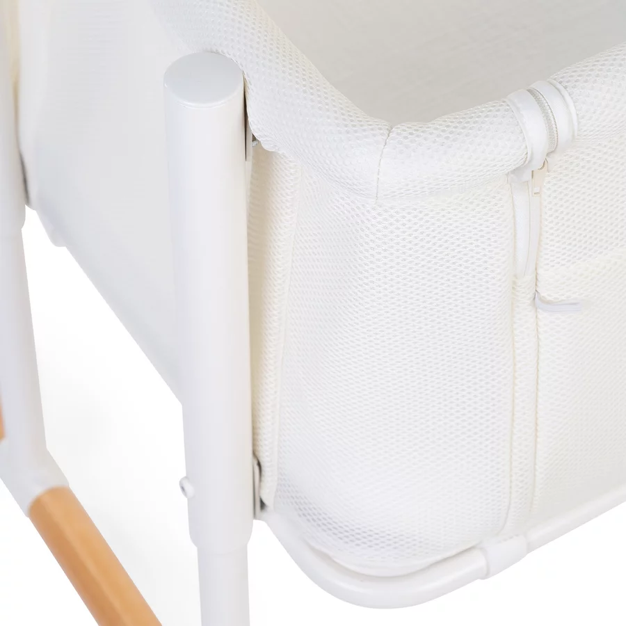CHILDHOME Beistellbett Evolux Buche, weiß