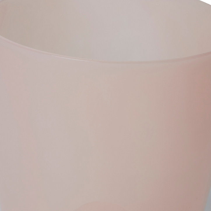 Pot à orchidée plastique transparent rose ø12 cm