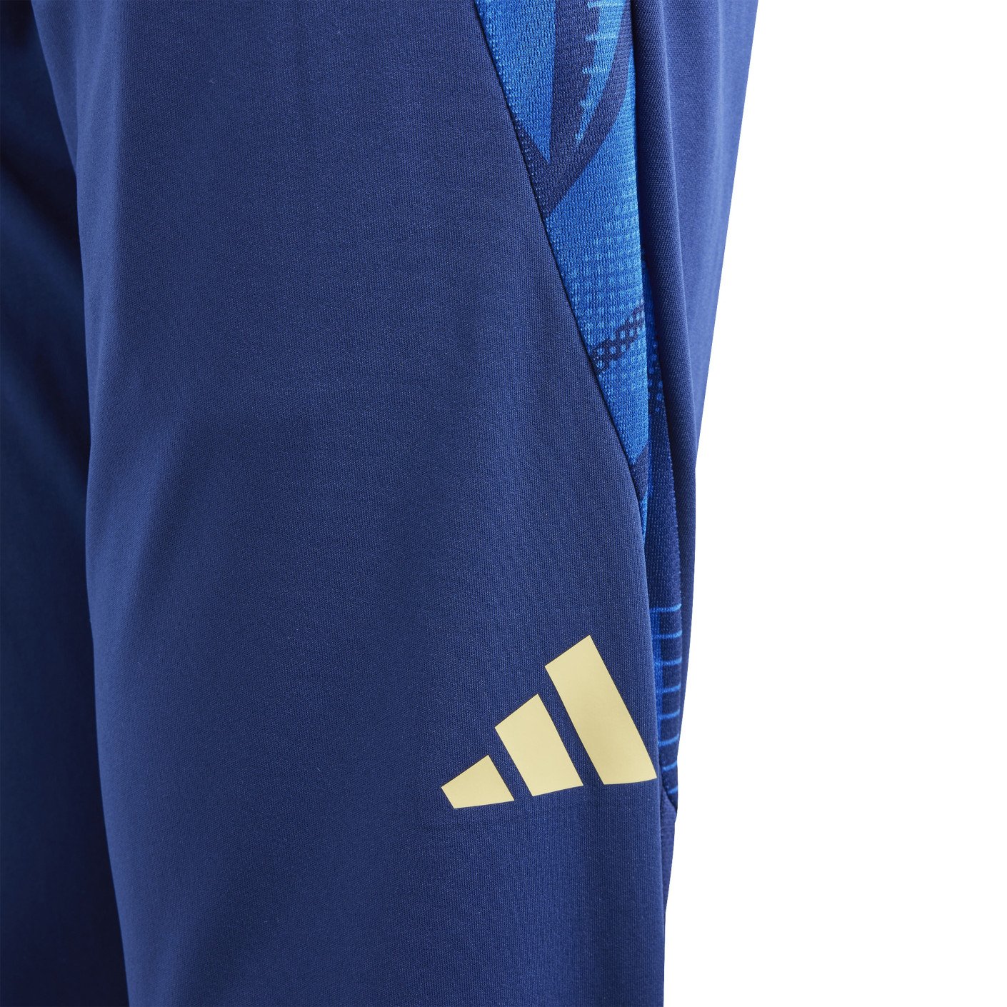 Adidas Italië Trainingsbroek 2024-2026 Kids Donkerblauw Blauw Goud