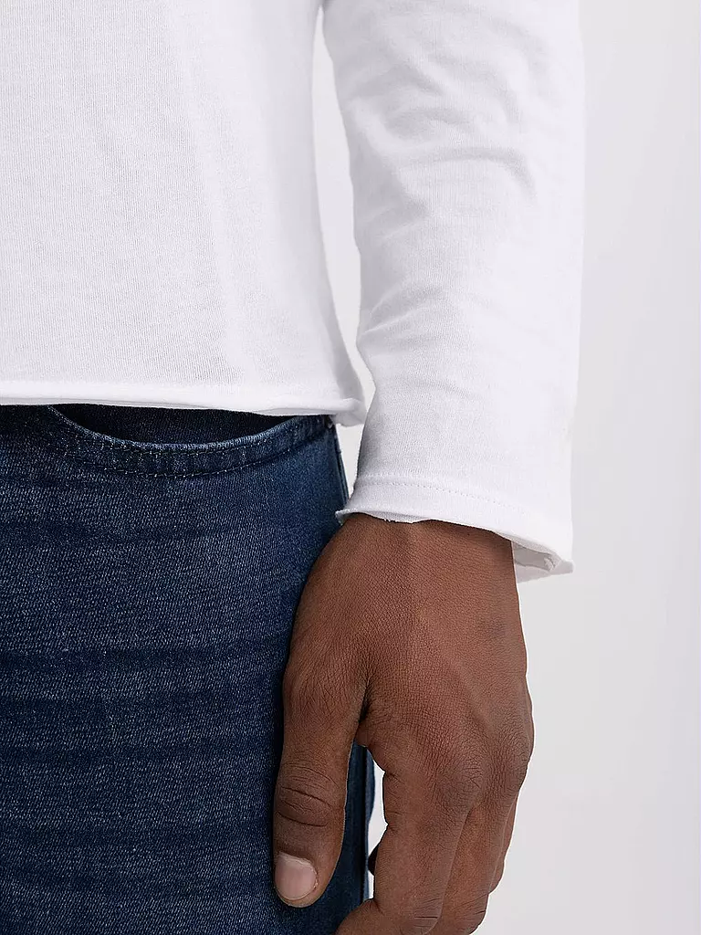 REPLAY Langarmshirt  weiss
