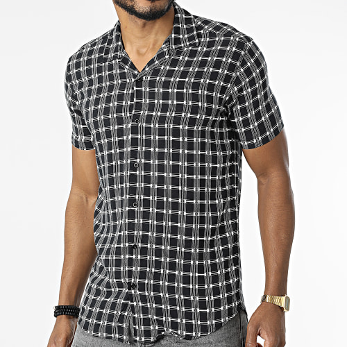 Chemise Manches Courtes 1400 Noir