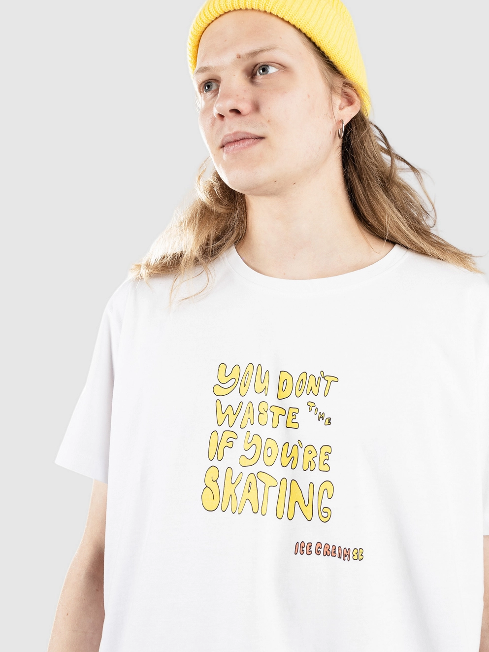 Ice Cream SB Ydwtiys Logo T-Shirt white