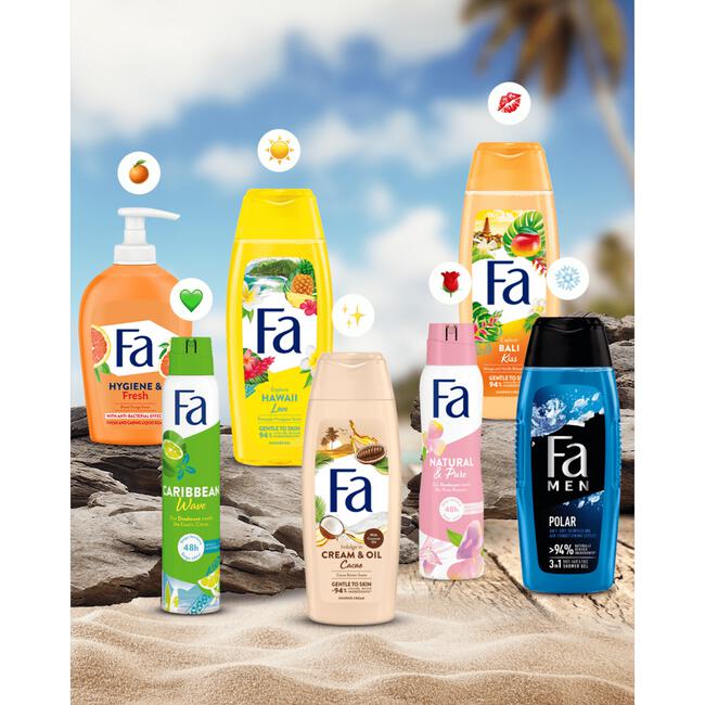 Fa Caribbean Wave Deodorant Spray 150 ML