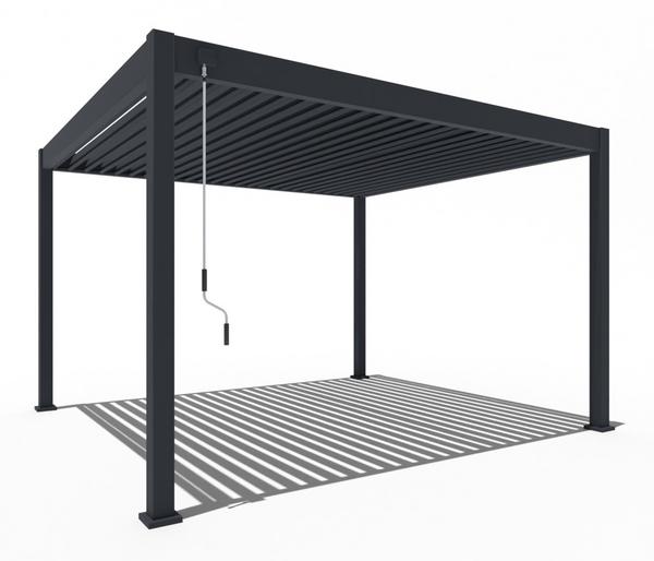 Weide Deluxe Pergola Voll-Alu, ca.