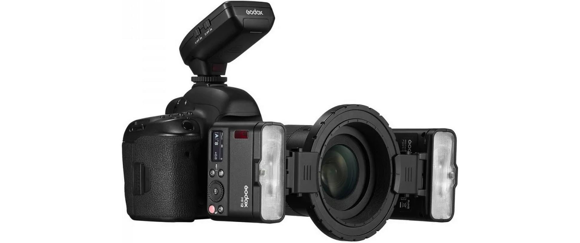 MF12 Makro-Blitz<br>Kompakter TTL Makro-Blitz für präzise Aufnahmen