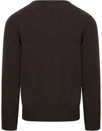 William LockiePullover Lamswol V Cacoa 7092DF-210 Cocoa