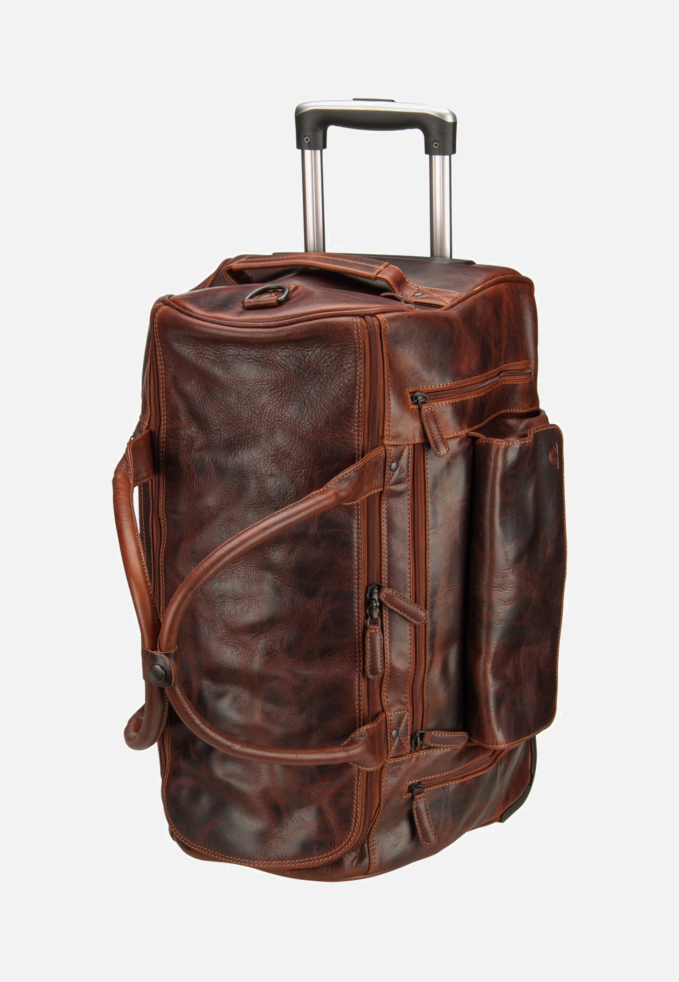 Rugged Trolley Traveller Teak Brown - Travel Bag