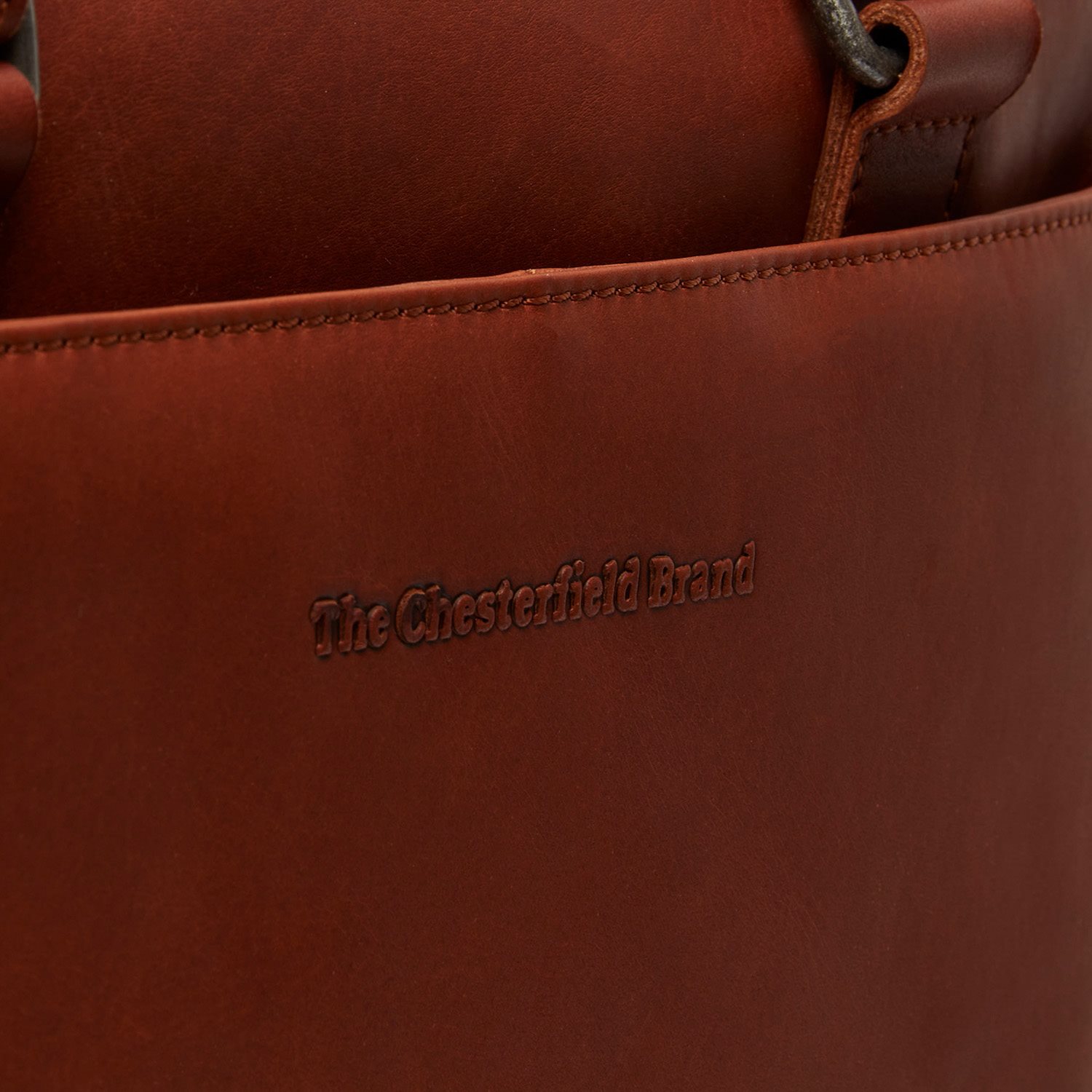 The Chesterfield Brand Manhattan Laptoptas cognac