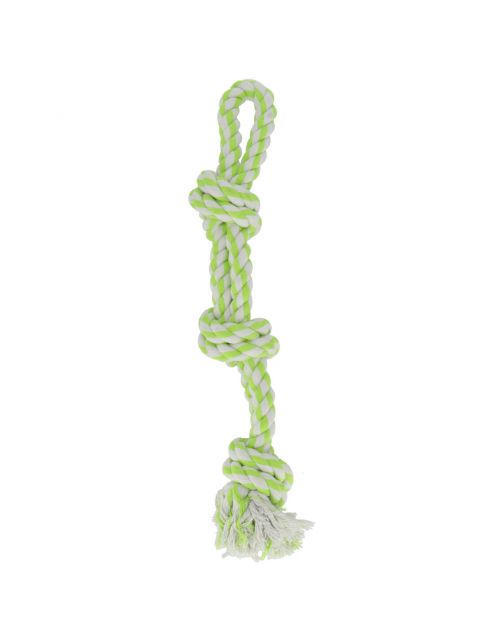Adori Flostouw Dubbel 3 Knopen 67 cm - Hondenspeelgoed