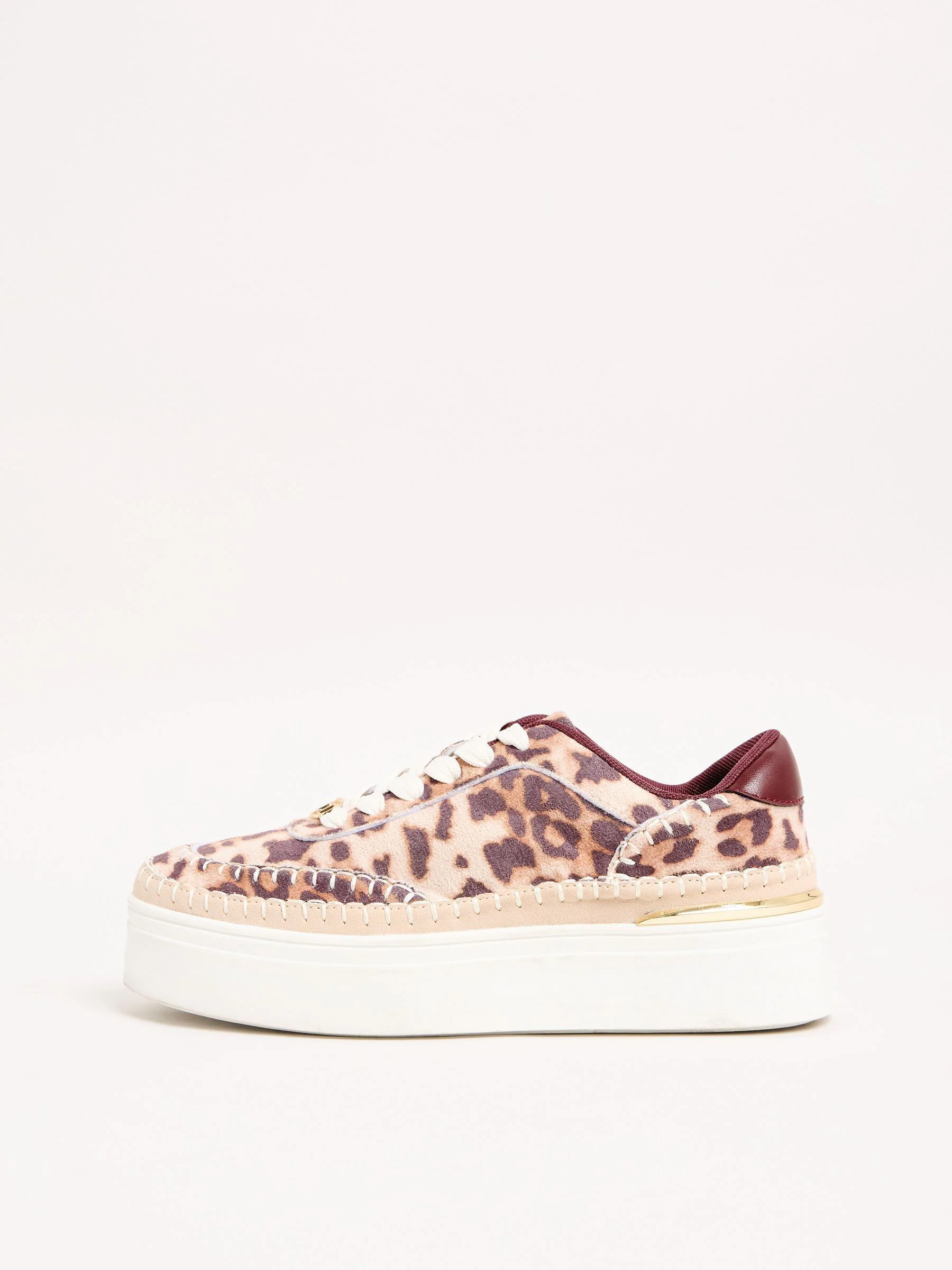 Lipsy Chunky Lace Up Trainers With Whipstitch Detail