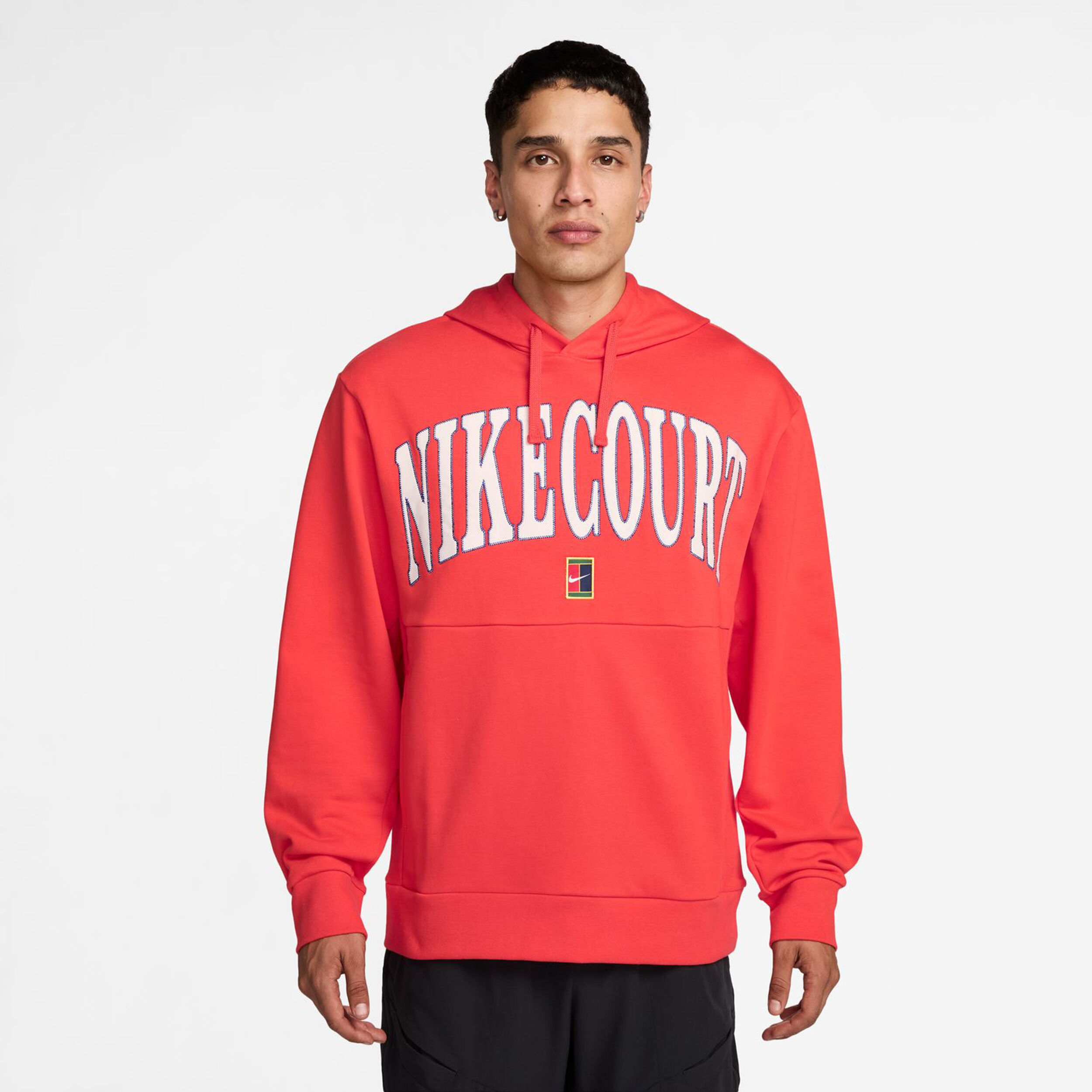 Nike Court Dri-FIT Fleece High Rise Sweat À Capuche Hommes - Rouge