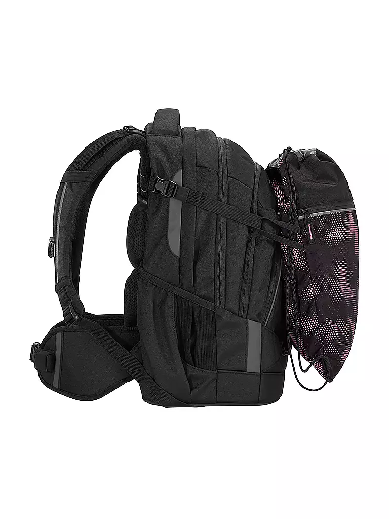 COOCAZOO Turnbeutel PINK ILLUSION  schwarz