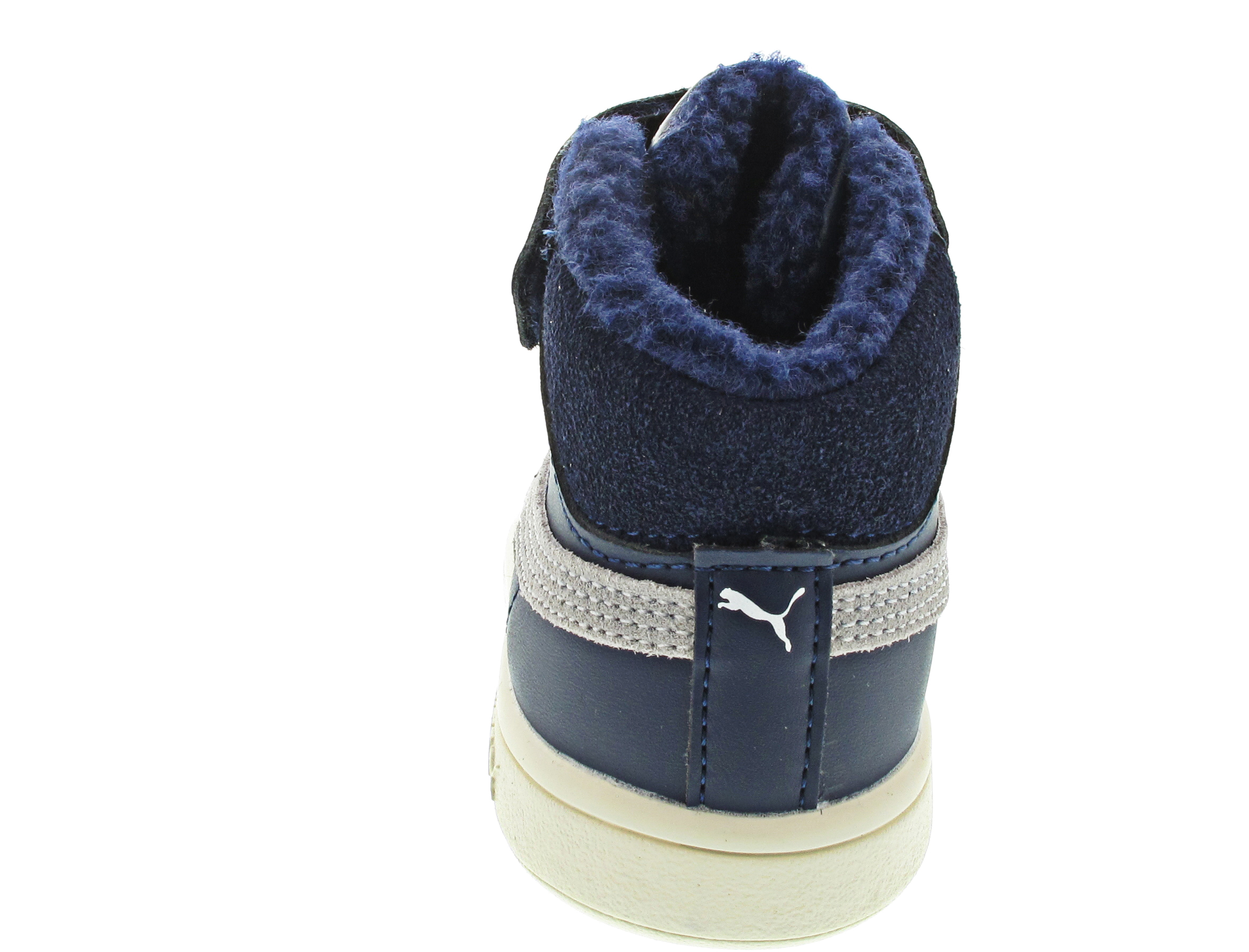 Puma Smash v2 Mid L Fur V PS Sneaker blau