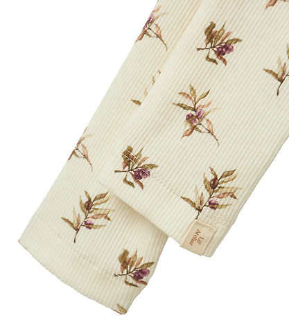 Lil' Atelier Leggings - Rib - NbfGavo - Turteltaube/Olive