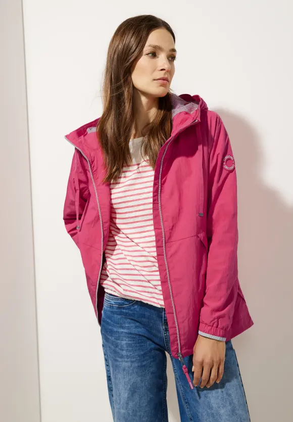 Moderner Windbreaker - joyful pink