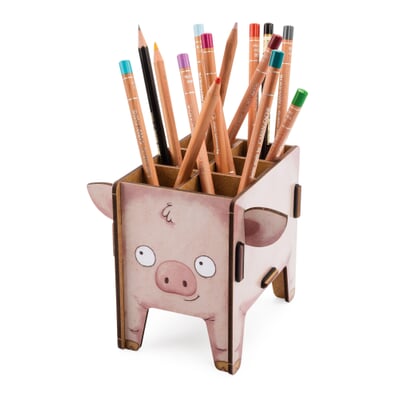 Werkhaus Stiftebox Tier, Schwein