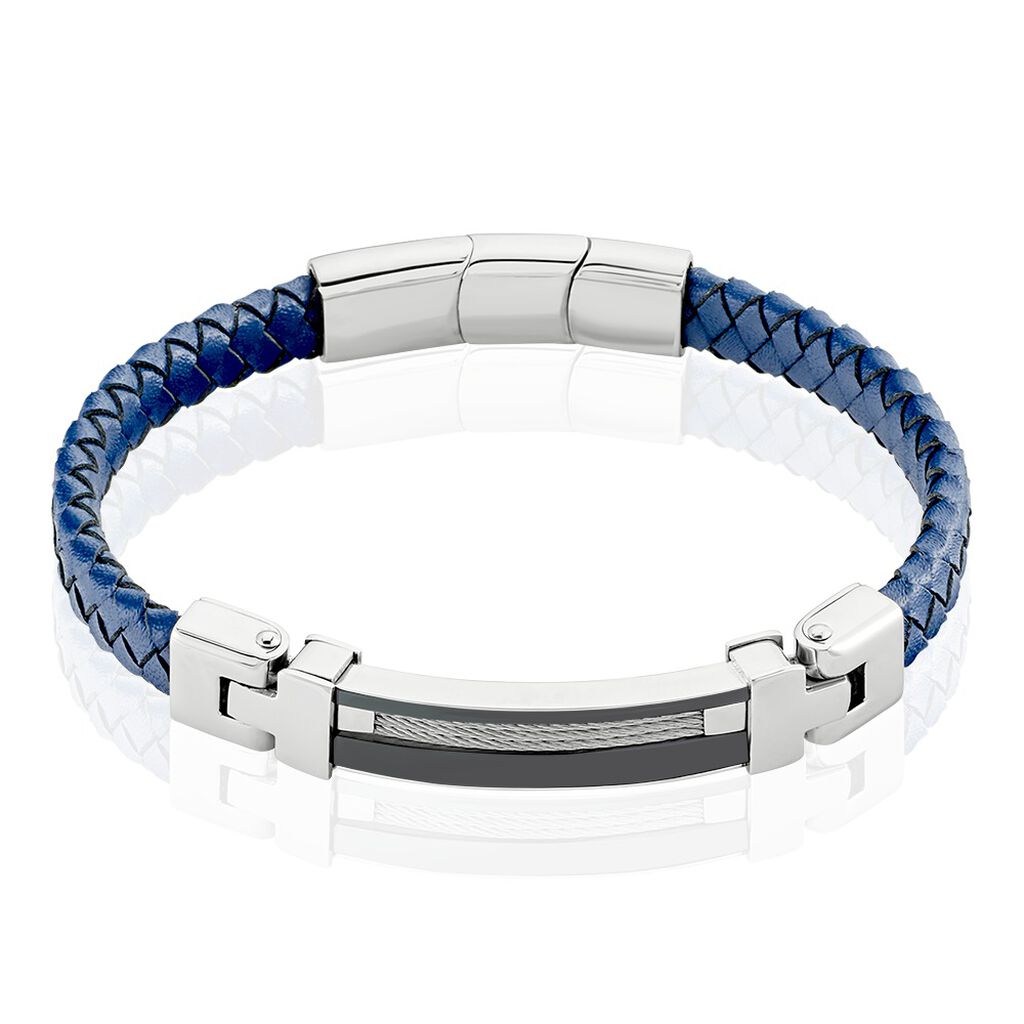 Bracelet Yannick Acier Blanc