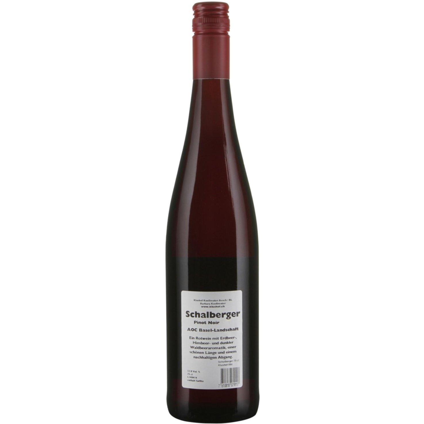Basel-Landschaft AOC Pinot Noir Schalberger Klushof -75cl