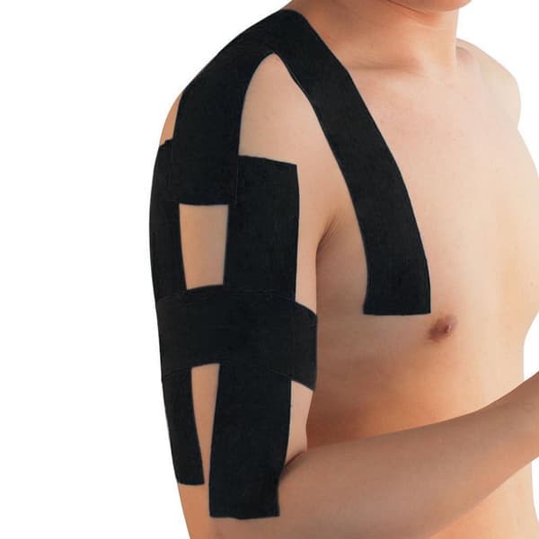 Kinesiologitape, svart - 5 m