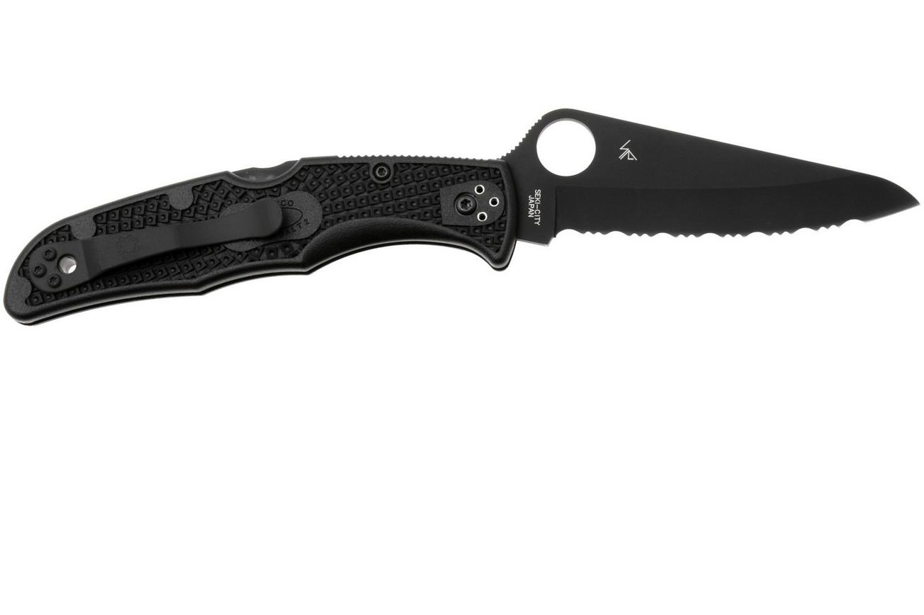 Spyderco Pacific Salt 2 Black C91SBBK2 serrated zakmes