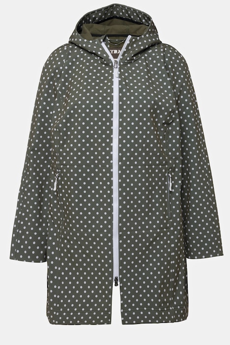 HYPRAR Softshelljacke, Punkte, wasserabweisend, Kapuze