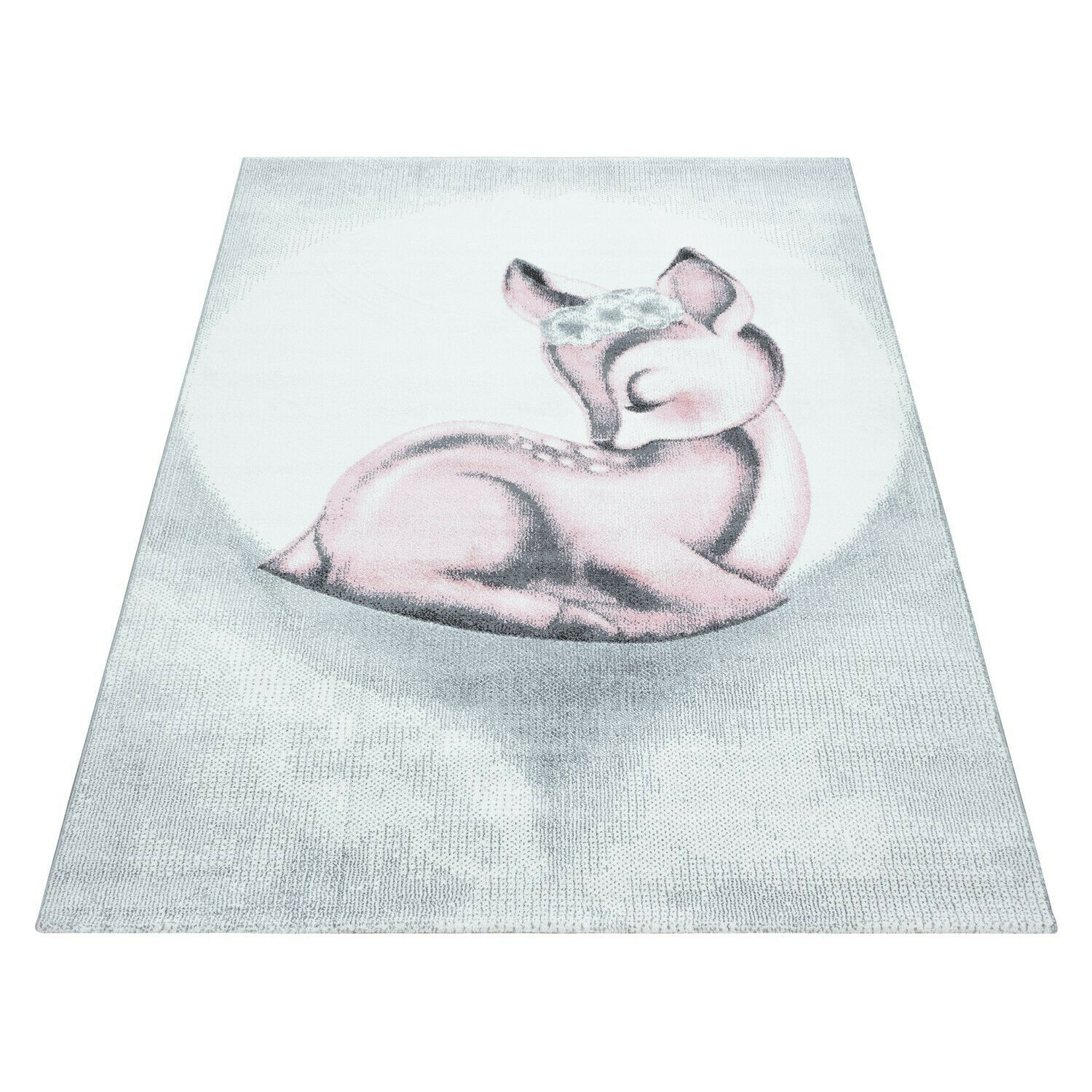 Wunderschöne, Teppich mit Gazelle ,RehkitzMotive, Kurzflor rechteckig/ rund