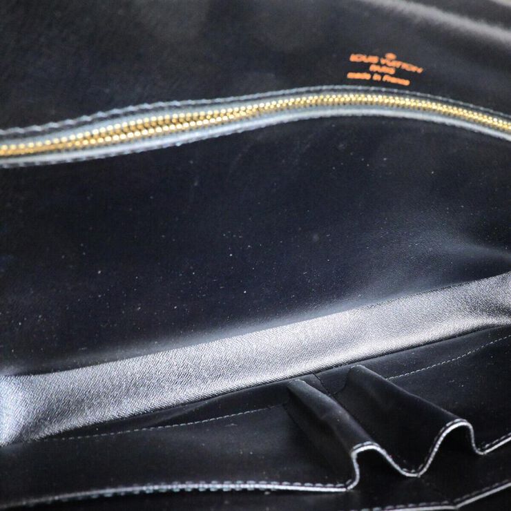 Louis Vuitton Vintage Louis Vuitton Porte Documents Voyage Black