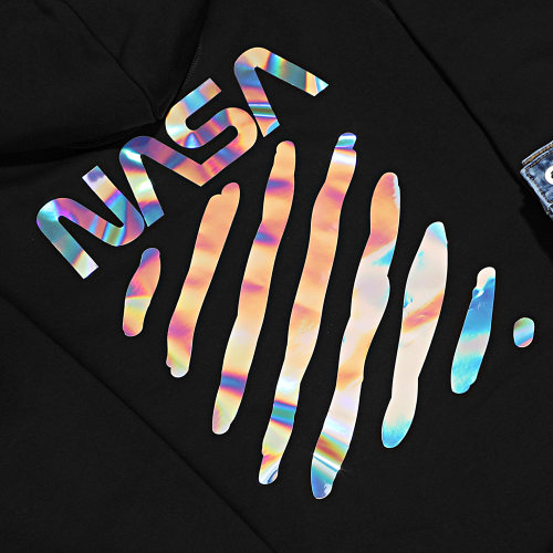 Sweat Capuche Skid Iridescent Noir