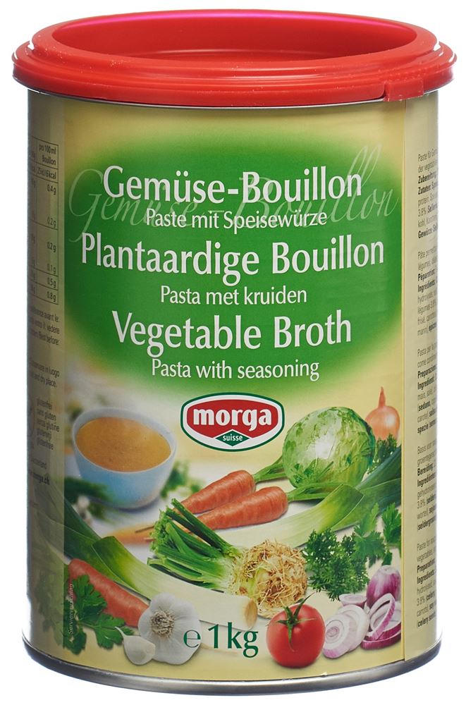 MORGA Gemüse Bouillon<br>1 kg, Paste, mit Speisewürze
